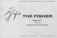 Fisher D-39 - Owners Manual